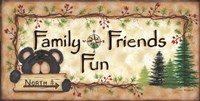 Family Friends Fun Fine Art Print