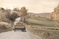 Golden Country Road Fine Art Print