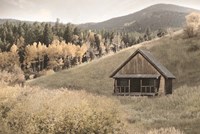 Mountain Hunting Cabin Fine Art Print