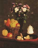 Flowers and Fruit 2 Fine Art Print