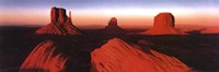 Sunrise-Monument Valley Framed Print