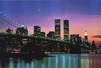 New York at Night Wall Poster