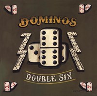 Dominos by Gregory Gorham - 12" x 12"