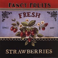 Fresh Strawberries Framed Print