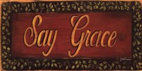 Say Grace by Grace Pullen - 16" x 8"