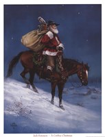 Cowboy Christmas by Jack Sorenson - 13" x 17"
