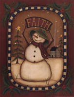 Faith Snowman Fine Art Print