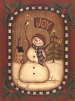 Joy Snowman Fine Art Print