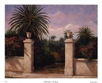 Palm Gate I by Van Martin - 11" x 9"
