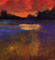 Sunset Lake by Van Martin - 24" x 24"
