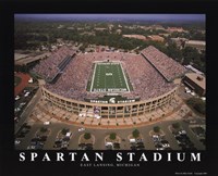 Spartan Stadium - Michigan State Framed Print