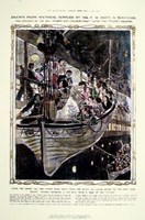 Titanic: Women and Children Hand Colored Print