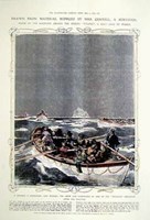 Titanic: Lifeboats Hand Colored Print