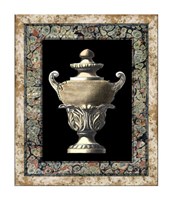 Urn on Marbleized Background I Giclee