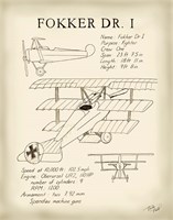 Fokker Dreidecker Fine Art Print