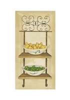 Fruit with Wrought Iron II Fine Art Print