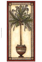 Red Bordered Palm I Fine Art Print