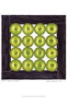 Green Apples Cubed Fine Art Print