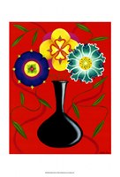 Riki's Stylized Flowers I Fine Art Print