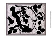 Child Silhouette II Framed Print