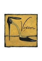 Vixen on Gold Fine Art Print