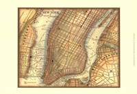Map of New York Fine Art Print