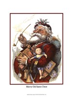 Merry Santa Fine Art Print