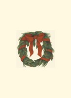 Small Holiday Wreath (H) Fine Art Print
