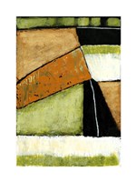 Acid Green Asphalt I Framed Print