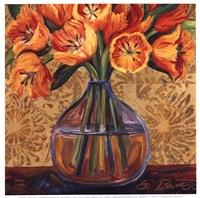 Golden Tulips by Shelly Bartek - 12" x 12"