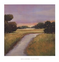 Golden Marsh Fine Art Print