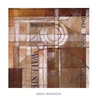 Daily Business Fine Art Print