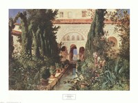 Der Garten des Generalife Bei Graneda Fine Art Print
