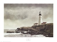 Portland Light Framed Print