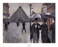 Paris, a Rainy Day, 1877 Fine Art Print