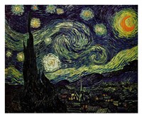 The Starry Night, c.1889 Fine Art Print