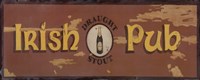 Draught Stout Irish Pub by David Marrocco - 20" x 8"