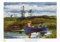 The Blue Boat Fine Art Print