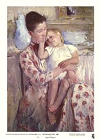 Mother & Child by Mary Cassatt - 8" x 11"