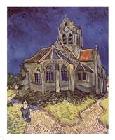 The Church at Auvers, c.1890 Fine Art Print