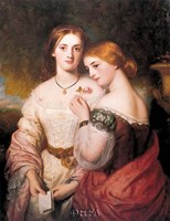 Two Victorian Beauties Fine Art Print