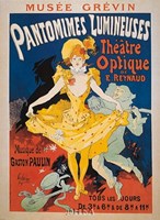 Pantomimes Lumineuses by Jules Cheret - 8" x 11"