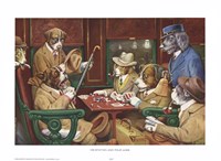 His Station And Four Aces Framed Print