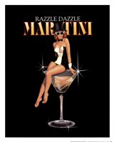 Razzle Dazzle Martini by Ralph Burch - 12" x 15"