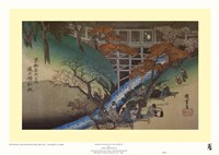 Maple Leaves at Tsutenryo Fine Art Print