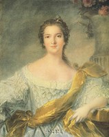 Madame Victoire de France by J.m. Nattier (d'apres) - 14" x 18"
