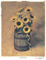 Nine Sunflowers Fine Art Print