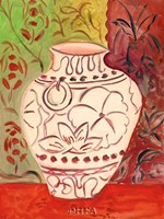 Lotus Pot I by Joyce Lieberman - 11" x 14", FulcrumGallery.com brand