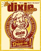 Dixie Piggie Drive-In Fine Art Print
