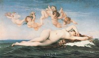La Naissance de Venus by Alexandre Cabanel - 22" x 14"